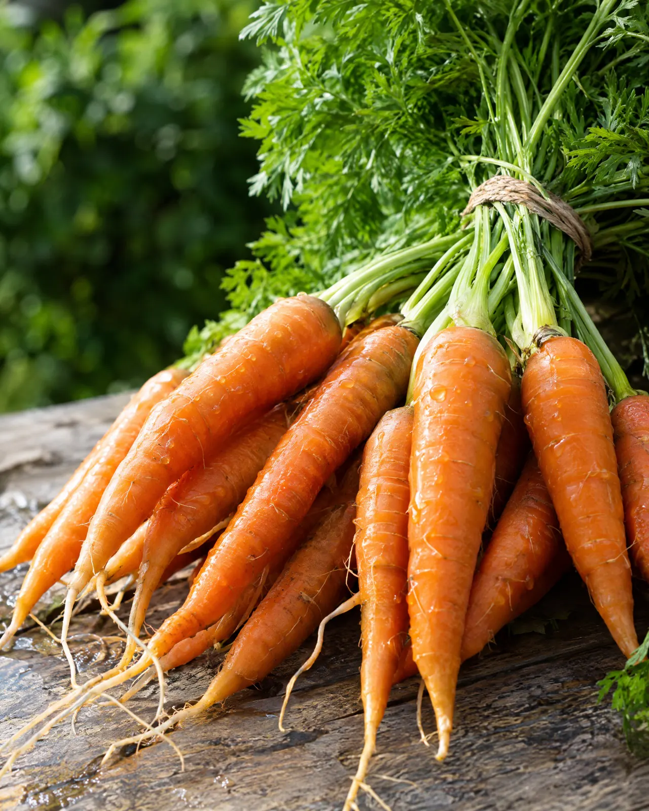 Fresh Tanzanian carrots