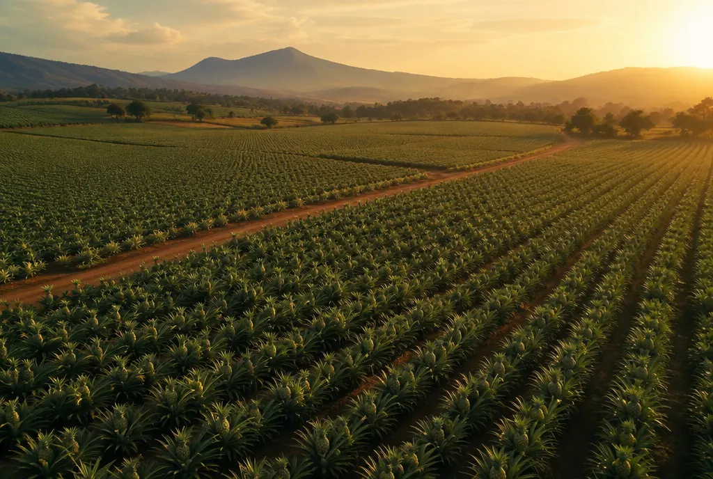 Tanzanian pineapple plantation